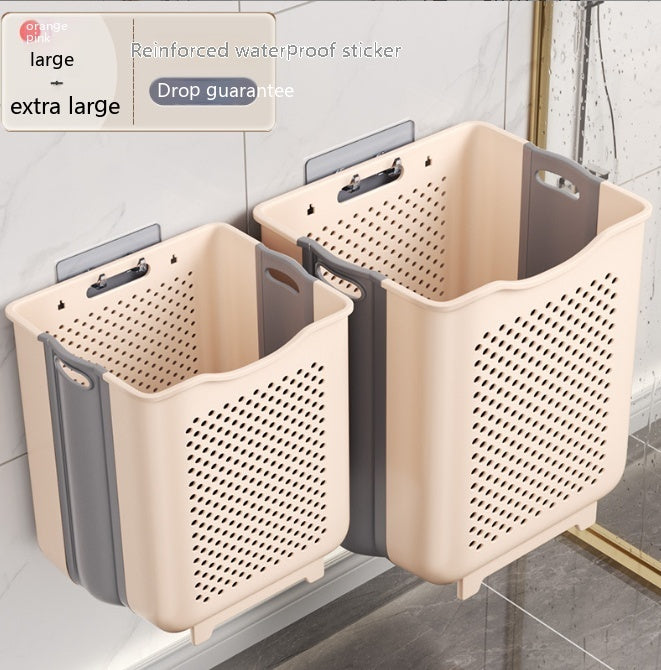 Wall-mounted Foldable Storage Basket