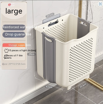 Wall-mounted Foldable Storage Basket