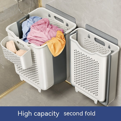 Wall-mounted Foldable Storage Basket