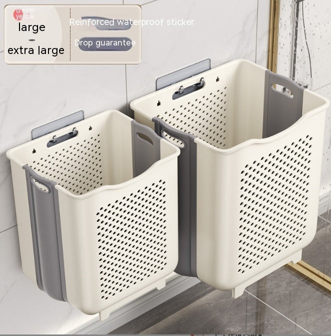 Wall-mounted Foldable Storage Basket