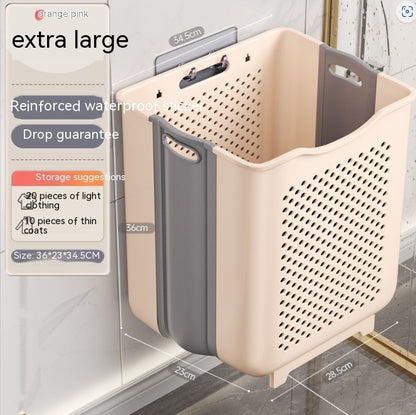 Wall-mounted Foldable Storage Basket