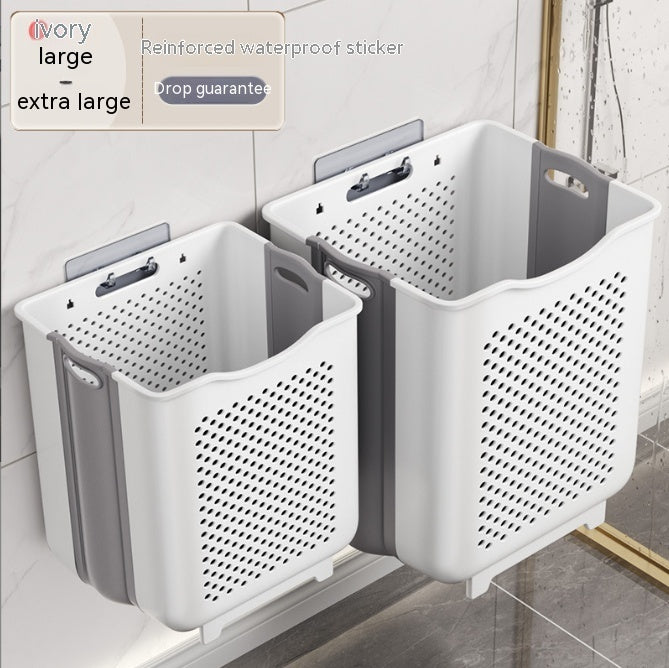 Wall-mounted Foldable Storage Basket