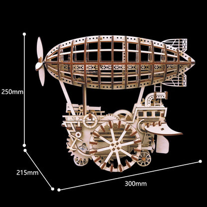 ROBOTIME ROKR 3D Wooden Air Vehicle Jigsaw Puzzle Model Kit Laser Cutting Kids Toys LK702