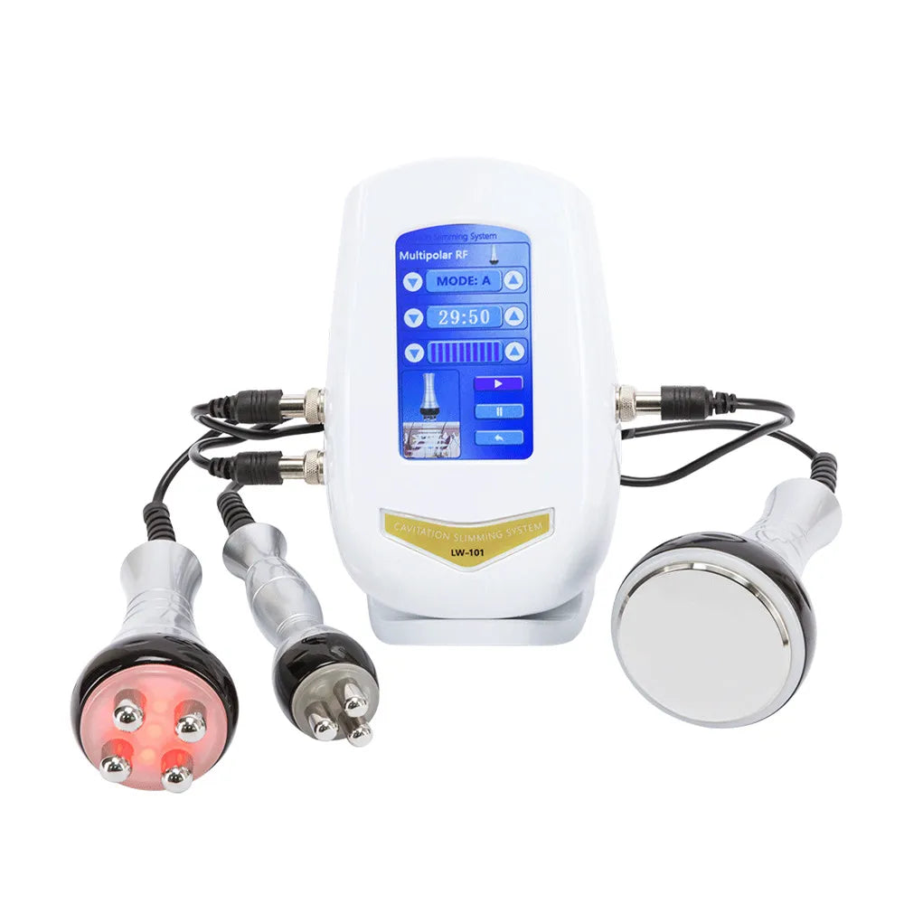 40K 3/4IN1 Cavitation Body Slimming Machine Beauty Device Facial Massager Skin Tighten Face Lifting Vacuum Suction