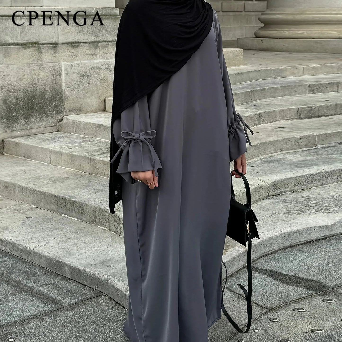 Arabic Muslim Women Modest Dress 2025 Elegant Dubai Plain Abaya Islamic Church Clothing Fashion Loose Turkey Solid Robe