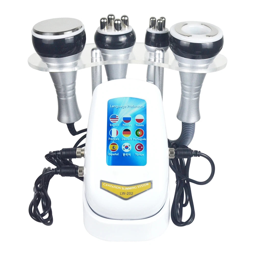 40K 3/4IN1 Cavitation Body Slimming Machine Beauty Device Facial Massager Skin Tighten Face Lifting Vacuum Suction