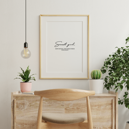 Sweet Girl Poster Print-1
